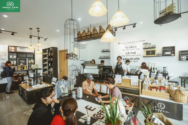 khai truong quan cafe
